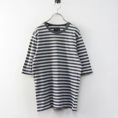 Archive アニエスベーオム agnes b. HOMME コットンボーダーカットソー＼グレー Tシャツ メンズ【2400014939668】