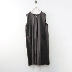 美品】萌 モユル 2024 ノースリーブ ワンピース カットオフ グレー