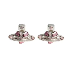 【ギフト対応可】ヴィヴィアンウエストウッド VIVIENNE WESTWOOD ピアス New Diamante Heart Earrings オーブ シルバー レディース おしゃれ 人気 ブランド アクセサリー ジュエリー 誕生日 記念 プレゼント 送料無料