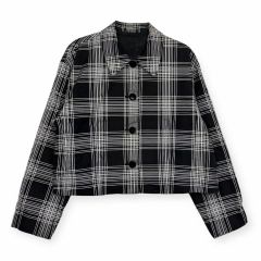 ELCHELE】DADDY CHECK ZIP UP SHIRT - メルカリ