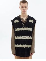 heve Tinker Knit gray ティンカーニット グレー ベスト - メルカリ