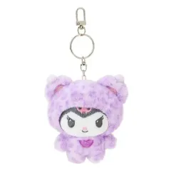 新品/*予約購入* ハローキティ ギャル レオパード ヒョウ柄 クロミ PURPLE パープル キーホルダー