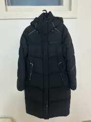 DISCOVERY ダウンジャケット ロング丈 ブラック 90
