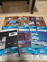 NARUTO -ナルト- 疾風伝 一番くじ J賞 クリアファイル ステッカー セット 7種 まとめ