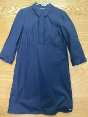 トミーヒルフィガー ネイビー ロング シャツ ONE PIECE