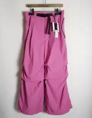 新品24SS MARMOT CAPITAL マーモット キャピタル PERTEX PARATROOPER PANTS ナイロン パンツ L4-03 サイズL ピンク 2373Q♪のサムネイル