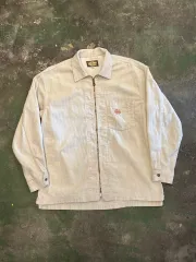 90's L ヴィンテージ Teddy スミス コーデュロイ ジップアップ コーデュロイ ジャケット