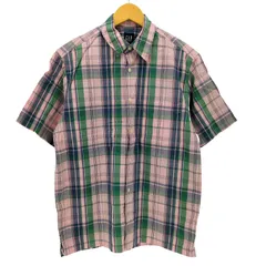 ギャップ Gap 00S OLD マドラスチェック レギュラーカラー ボックス S/S シャツ メンズ import：S 