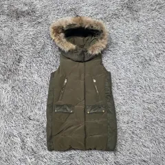 GUESS ダックダウン ロング丈ダウンベスト レディース(XS)/JP1701のサムネイル