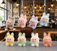 LABUBU ラブブ ぬいぐるみキーホルダー 8個セット x10セット - メルカリ