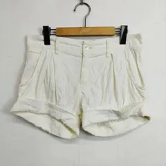 KEITA MARUYAMA ケイタ マルヤマ タック ショート パンツ 総柄 刺繍 ロールアップ コットン  レーヨン 丸山敬太 ホワイト系 0 D772のサムネイル
