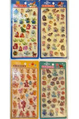 Disneyぷくぷくシール4種ズートピア2 トイストーリー　くまのプーさん
