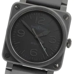 ベル＆ロス Bell＆Ross BR03-92-CBL ブラックファントム デイト 自動巻き メンズ _956034のサムネイル