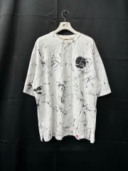 Supreme バレリーナTシャツ ブラック ホワイト 総柄 XL - メルカリ