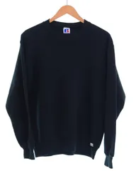 ラッセルアスレチック Russell Athletic 90's Vintage USA製 Black Sweat ヴィンテージ ブラック スウェット 無地 前V 90年代 スウェット ブラック Mサイズ 103MT-4435