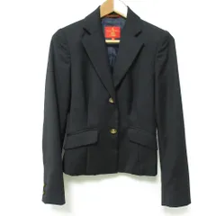 良品 Vivienne Westwood ヴィヴィアンウエストウッド レッドレーベル 2B テーラードジャケット サイズ38 ブラック レディース 古着 中古 USEDのサムネイル