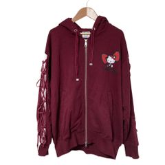 新品タグ付きSNIDELスナイデル【HELLO KITTY】レースアップパーカー