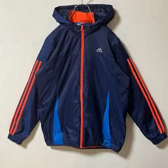adidas アディダス 3ストライプス ロゴ 中綿ジャケット キッズ 160のサムネイル