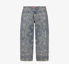 32】Supreme Bandana Jacquard Baggy Jean - メルカリ