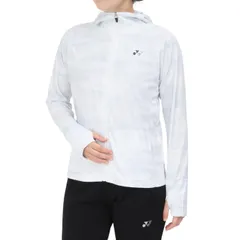【新品・5営業日で発送】YONEX ヨネックス ウィメンズニットウォームアップパーカー (57089) 色 : ホワイト サイズ : S 