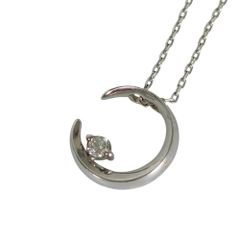 スタージュエリー k18 ダイヤ0.02ct ホワイトゴールド ネックレス