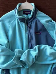 日本ブランド JJCAMP ミント色 フリース fleece design zip