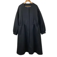 美品 24AW BEARDSLEY ビアズリー ダンボールギャザーコート BEZ1042308A0004 サイズF ブラック レディース 古着 中古 USEDのサムネイル