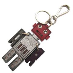 PRADA プラダ ロボット サフィアーノ キーホルダー ピンク - メルカリ