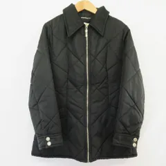 良品 DOLCE&GABBANA ドルチェアンドガッバーナ キルティングジャケット サイズ38 ブラック レディース 古着 中古 USEDのサムネイル