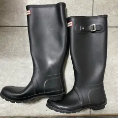 ハンター ブラック レディース レインブーツ UK5 240