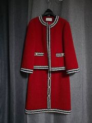 23万円 Rene 最高級 ツイードジャケットコート スカート セットアップ 