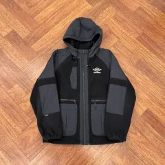 95 (L XL) アンブロ コーデュラ タグ フリース シェルパ ジップアップ ジャケット