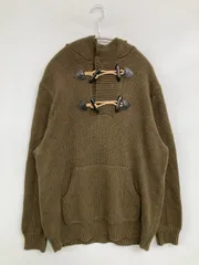 GAP ギャップ ニット/セーター XL カーキ コットン ニット 無地 ミドル丈 長袖