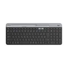 ロジクール 静音 Bluetooth ワイヤレスキーボード K580GR グラファイト 超薄型 小型 Unifying ワイヤレス キーボード 薄型 テンキー 無線 Windows Mac iPad iOS Android Chrome Su 1930b724