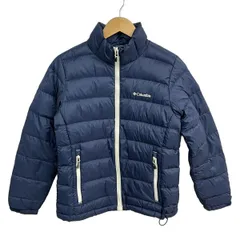 columbia(コロンビア) ダウンジャケット サイズＭ M メンズ美品  - ネイビー×白 長袖/ジップアップ/INTERCHANGE/冬