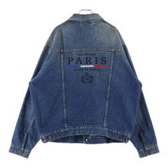 BALENCIAGA バレンシアガ デニムジャケット バックロゴ SINNERS - メルカリ