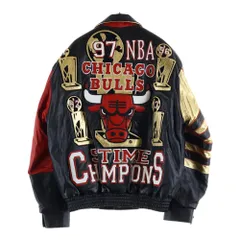 CHICAGO BULLS シカゴブルズ　レザージャケット 革ジャン Jeff Hamilton(ジェフハミルトン) Chicago Bulls Leather Jacket