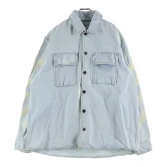 OFF-WHITE (オフホワイト) 20SS Denim Jacket オーバーサイズ デニムジャケット インディゴ OMYD017R20386018のサムネイル