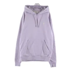 AMI Alexandre Mattiussi (アミアレクサンドルマテュッシ) Hoodie ハートロゴ刺繍 プルオーバースウェットパーカー フーディー パープル HSW260.730のサムネイル