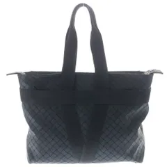 BOTTEGA VENETA (ボッテガヴェネタ) ニューラバー イントレチャート スコルピート トートバッグ ブラック ラバー 651681