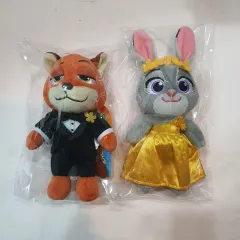 ズートピア CGV ニック ジュディ ぬいぐるみ キーホルダー 新品