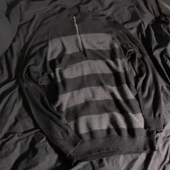 ヴィンテージ NIKE ハーフジップ ストライプ ニットのサムネイル