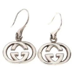 GUCCI (グッチ) インターロッキングG ピアス フック シルバー SV925 223321