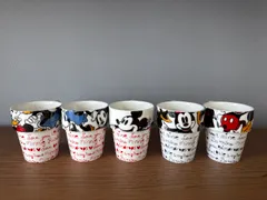 ディズニー フランフランFrancfranc　ミッキー＆ミニーマグカップ　5個セット