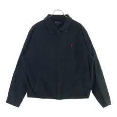 POLO RALPH LAUREN (ポロラルフローレン) 90S VINTAGE ボニーエンブロイダリー コットン スイングトップ ヴィンテージ ジャケット ブラックのサムネイル