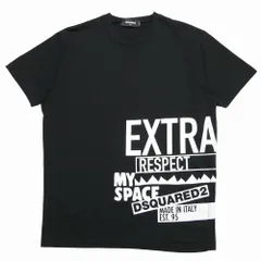 ■美品■DSQUARED2 ディースクエアード 半袖Ｔシャツ サイズXL クルーネック ロゴプリント イタリア製 ブランド古着【中古】20260330/RA8632