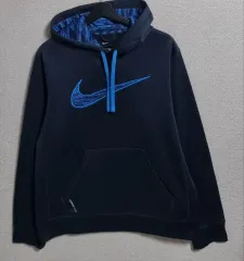 M (95) NIKE ブラック 起毛 フーディー