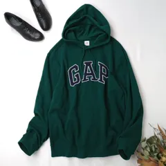 GAP ギャップ フード付きロゴパーカー 裏起毛 (58K＋0770)26F