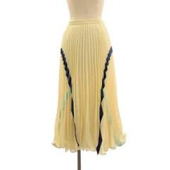 【美品】  SEE BY CHLOE / シーバイクロエ | プリーツ サイドジップ ボリューム スカート / 裏地付き | 36 | ベージュ系 | レディース