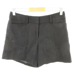 ナチュラルビューティーベーシック NATURAL BEAUTY BASIC ショートパンツ キュロット ラメ 黒 M *E402
